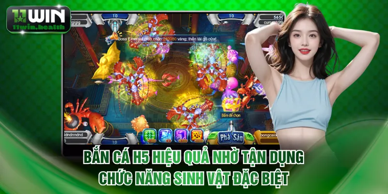 Chơi bắn cá H5 hiệu quả nhờ tận dụng chức năng sinh vật đặc biệt