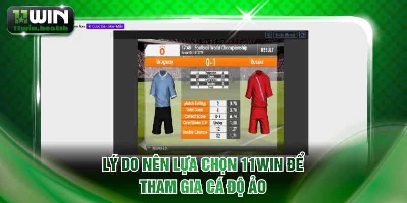 Lý do nên lựa chọn 11WIN để tham gia cá độ ảo