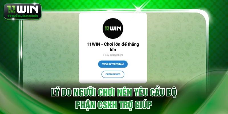 Lý do người chơi nên yêu cầu bộ phận CSKH trợ giúp