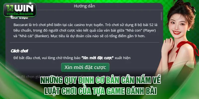Những quy định cơ bản cần nắm về luật chơi của tựa game đánh bài