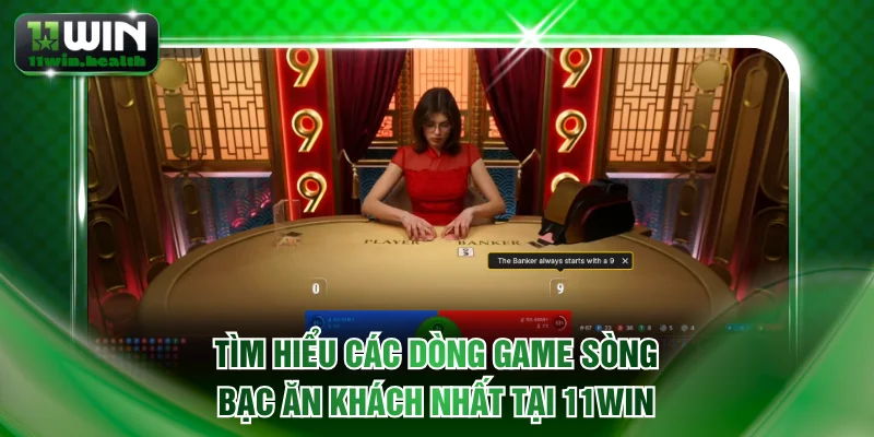 Tìm hiểu các dòng game sòng bạc ăn khách nhất tại 11WIN